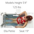 Petite Acrylic Walk-in Tub – 28″w X 52″l (71cm X 132cm)