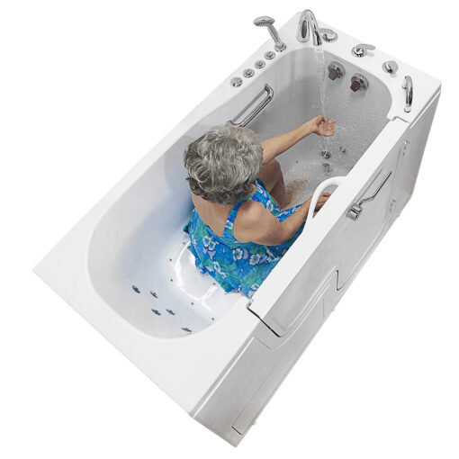 Transfer60 Wheelchair Accessible Walk-In tub – 30″ x 60″ (76 x 152cm), Dual Drain Technology