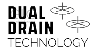 Dual Drain Technology - 2 Drain Icon for Walk In Bathtubs